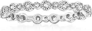 Ross-Simons 0.25 Ct. T.W. Diamond Eternity Band In 14kt White Gold