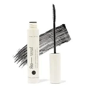 Haleys Re-Veal Lash Extension Mascara – Lengthening, Curling, Defining Black Mascara For Short And Straight Lashes – Smudge Proof, Non-Clumping, No-Flake Formula For Fuller, Longer Lashes