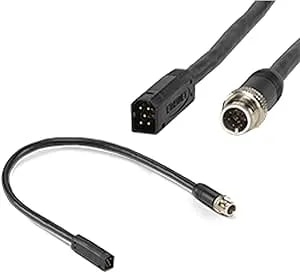 Humminbird 720074-12 AS EC QDE 12 Ethernet Adapter Cable, Black