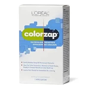 L'Oreal Technique Colorzap Hair Color Remover - Leaves Hair Ready For Immediate Recoloring, Ideal For All Color Corrections