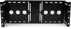 Startech.Com 4u Universal Vesa Lcd Monitor Mounting Bracket For 19-Inch Rack Or Cabinet - Taa Compliant - Cold-Pressed Steel Bracket (Rklcdbk)