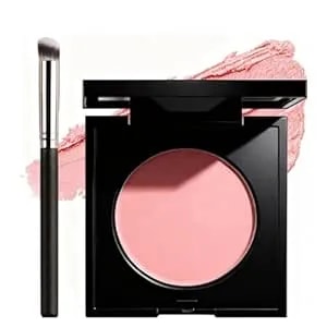 Under Eye Brightener With Built-In Brush - Smooth Lightweight Pink Concealer & Eye Corrector For Dark Circles, Luminance For All Skin Types