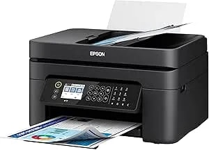 Epson Workforce Wf-2850 All-In-One Wireless Color Inkjet Printer, Black - Print Scan Copy Fax - 10 Ppm, 5760 X 1440 Dpi, Auto 2-Sided Printing, 30-Sheet Adf, Voice-Activated, Vertluna printer_cable