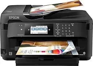 Workforce Wf-7710 Wireless Wide-Format Color Inkjet Printer With Copy, Scan, Fax, Wi-Fi Direct And Ethernet, Amazon Dash Replenishment Ready