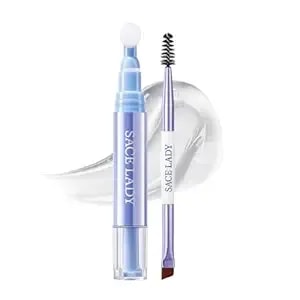 Sace Lady Lift Lock Brow Gel, Glue-Like Hold Clear Eyebrow Gel, With Finger-Like Brush, Long-Last Up To 16 Hours Transparent Eyebrow Glue