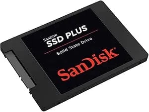 Sandisk Ssd Plus 480gb Internal Ssd - Sata Iii 6 Gb/S, 2.5"/7mm, Up To 535 Mb/S - Sdssda-480g-g26, Black