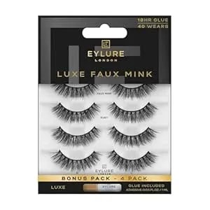 Eylure Luxe Faux Mink Ruby Eyelashes Multipack