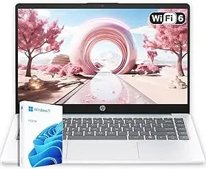 Hp 14" Moonlight Blue Laptop With Office 365, Amd Cpu, 4gb ddr5 Ram, 1.1tb Storage (128gb Ssd And 1tb Onedrive), Hd Display, Windows 11, Energy-Efficient & Quiet Performance