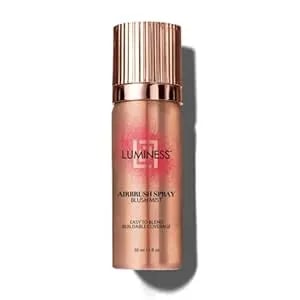 Luminess Airbrush Spray Blush Makeup - Fine Mist, Lightweight, Travel Size - Buildable Coverage For All Skin Tones, Natural Radiant Finish, Nourishing Formula With Vitamin E, Long-Lasting & Blendable