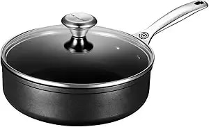 Le Creuset Toughened Nonstick Pro Saute Pan With Glass Lid, 3.5 Qt.