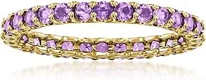 Ross-Simons Eternity Gemstone Band In 14kt Yellow Gold