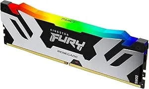 Kingston Fury Renegade Rgb 32gb (2x16gb) 6400mt/S ddr5 cl32 Dimm Desktop Memory (Kit Of 2) - Intel Xmp 3.0 - Overclocking Stability - kf564c32rsak2-32
