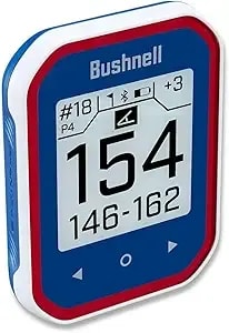 Bushnell Golf Phantom 3 Slope Gps – Handheld, Touchscreen, Slope-Adjusted Distances, 38,000+ Courses & Magnetic Cart Mount, Red/Blue