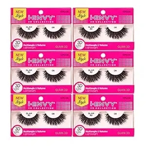 I-Envy 3d Glam Collection Multi-Angle & Volume (6 Pack, kpei08)