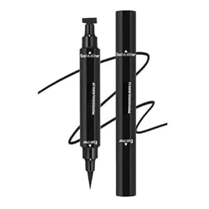 Eyeliner Stamp Double-Sided Liquid Winged Eyeliner Pencil Smudgeproof Long Lasting Black
