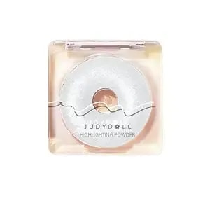 Judydoll Starlight Highlighting Powder,Face Highlighter,Buildable Finishes From Natural To Sparkle,Photo-Ready Glow For All Skin Tones, Luminous & Translucent (05 Silver Light)