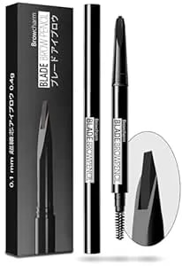 Maveni Browcharm Microblading Eyebrow Pencil For Women,0.1mm Ultra-Fine Mechanical Pencil,Makeup Brow Definer Waterproof,Draws Tiny Brow Hairs And Fills In Sparse Areas And Gaps (01 Black)