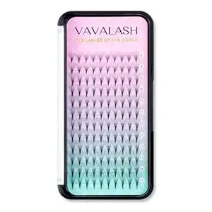 Eyelash Extensions 3d 4d 5d 6d 8d 9d 10d Thickness 0.07/0.1 C/D Curl Eyelashes Middle Stem & Long Stem Heat Bonded Premade Fans Russian Volume Lash Extensions Supplies (Middle Stem 10d-0.07-D-8mm)