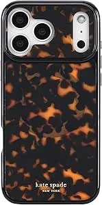 Kate Spade New York Iphone 17 Pro Max Case - Compatible With Magsafe - Designer Phone Case - Tortoise Brown