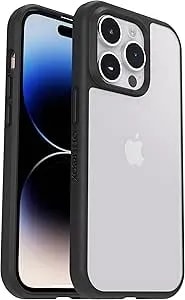 Otterbox Iphone 14 Pro Max (Only) Prefix Series Case - Black Crystal (Black/Clear), Ultra-Thin, Pocket-Friendly, Raised Edges Protect Camera & Screen, Wireless Charging Compatible