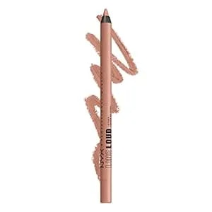 Nyx Professional Makeup Line Loud Lip Liner, Longwear And Pigmented Lip Pencil With Jojoba Oil & Vitamin E - Goal Crusher (Midtone Beige)
