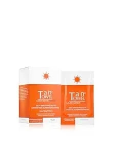 Tantowel Women'S Half Body Tan Towelettes - 10 Pack, Plus, 10 Count (Pack Of 1)
