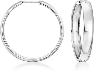 Ross-Simons Sterling Silver Endless Hoop Earrings