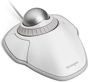Kensington Orbit Trackball Mouse With Scroll Ring (White) (k72500ww)