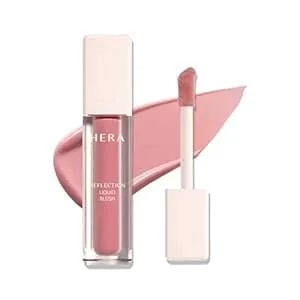 Hera Reflection Liquid Blush #183 Rosy 7.5g – Glass Skin Glow, Hydrating Serum Formula With 70% Skincare Ingredients, Buildable Radiance, Sheer Color, Korean Makeup
