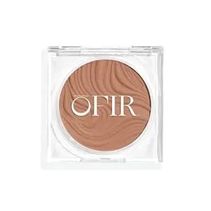 Ofir Geo Sculpt Blendable Cream Bronzer - Buildable Radiant Finish With Vitamin E - Vegan & Cruelty Free Makeup Bronzer - Sun Kissed Glow Compact For Sculpting Cheekbones - Clay - Soft Tan, 0.24 Oz