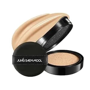 Skin Nuder Cushion Refill Only - Korean Makeup, Spf 50 (21 Medium) - Weightless Skin Fit Full Coverage Korean Foundation Makeup, Cushion Foundation, Skin Tint Concealer Foundation, Tattoo Cover