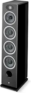 Focal Omada N°3 3-Way Floorstanding Speaker With Powerful Dynamics (Black High Gloss)