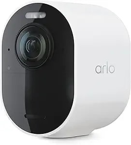 Arlo Ultra Security Outdoor Camera 4k Hdr (2nd Gen, 2020 Release) + Smarthub, Battery Power, Emergency Response, Ai Event Captions, 1-Month Trial Of Secure Plan, 180° Field Of View, 2 Cam, Black