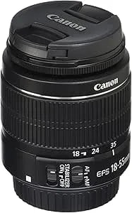Canon 2042b002-Cr Ef-S 18-55mm F/3.5-5.6 Is Ii Slr Lens (Renewed), Black