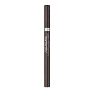 Rimmel Brow This Way Fill & Sculpt Eyebrow Definer, 003 Dark Brown, Double Ended Brow Pencil, Defines & Sculpts Brows, Lasts All Day, Vegan Formula, 0.01 Oz