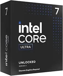 Intel Core Ultra 7 Desktop Processor 265KF - 20 Cores (8 P-Cores + 12 E-Cores) Up To 5.5 Ghz