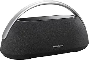 Harman Kardon Go + Play 3 - Portable Bluetooth Speaker With Superior Sound And 8 Hours Playtime, USB Charging, Auto Self Tuning, Dual Far-Field Microphones, Made In Part With Recycled Materials(Black)