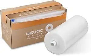 Wevac Vacuum Sealer Bags For Food, 11"x150' Roll, Fits Food Saver Machines