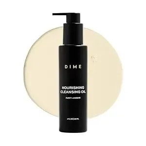 Dime Beauty Nourishing Cleansing Oil - 2-In-1 Cleanser & Makeup Remover With Meadowfoam, Jojoba & Elderberry Oil, Hydrating Oil Face Wash For All Skin Types, 4 Oz / 120 Ml