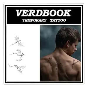 Waterproof Temporary Tattoos: 2-Sheet Tattoo Kit With Realistic Body Stickers, Semi-Permanent Tattoos For Adults Lasting 7-15 Days – Safe For Men & Women, Tri-Guardian Dragons