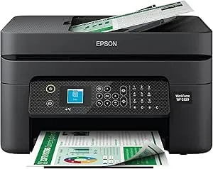 Epson Workforce Wf-2930 Wireless All-In-One Printer With Scan, Copy, Fax, Auto Document Feeder, Automatic 2-Sided Printing And 1.4" Color Display,Black