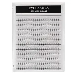 12-14-16mm Mixed,15-16-18mm Mixed Length 6d D Curl Sharp Slim Narrow Base Premade Fans Lash Volume Silk False Mink Eyelashes Extension Makeup Cilia (15-16-18mm Mixed Length)