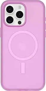 Otterbox Symmetry Series Soft Touch For Magsafe For Iphone 15 Pro Max - Beet It (Purple), Sleek Rubber Design, Smooth Finish, Camera Bumpers, And Protective Screen Lip