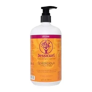 Jessicurl Spiralicious Gel, Citrus Lavender, 32 Fl Oz. Curl Defining Hair Product For Frizz Control, All Hair Types