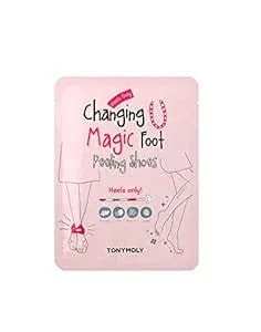 Tonymoly Changing U Magic Foot Peeling Shoes – Exfoliating Foot Mask With Aha & Watermelon Extract For Dry, Cracked Heels & Callus Removal, Baby Soft Feet Spa Treatment, 1 Pair