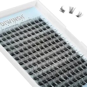 168pcs Lash Clusters 10-14mm Wispy Eyelash Clusters Individual D Curl Eyelash Extensions Natural Volume Lash Extensions Diy Fluffy Cluster Eyelashes At Home (Ma-10-14mm)