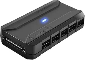 Thermaltake 212159 Accessory Ac-023-an1nan-a1 Commander Fp 10 Port Hub For Pwm Fans Retail