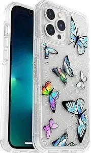 Otterbox Iphone 13 Pro Max & Iphone 12 Pro Max Symmetry Series Case - y2k Butterfly, Ultra-Sleek, Wireless Charging Compatible, Raised Edges Protect Camera & Screen