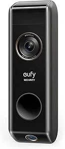Eufy Security Video Doorbell S330, Homebase NOT Included, 2K HD Video Doorbell, Battery-Powered Add-On, Dual Motion Detection, Package Detection, Family Recognition, No Monthly Fee, Motion Alerts