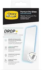 Otterbox Iphone 15 Premium Pro Screen Protector, Filters Blue Light, Precision Fit, Easy Installation